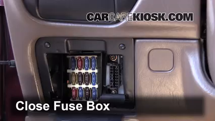 Interior Fuse Box Location: 1992-1996 Toyota Camry - 1995 Toyota Camry